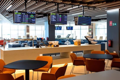 La nueva sala VIP de la Terminal 1 de Barajas, abierta el pasado mes de noviembre.