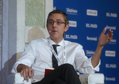 Eduardo Madina, director de Kreab Research Unit, durante su intervención.