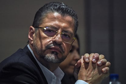 El presidente electo de Costa Rica, Rodrigo Chaves.