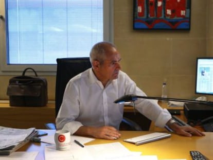 Antonio Caño, en su despacho de EL PAÍS en Madrid.