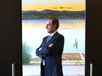 José Couret, en la sede de Lombard Odier en Madrid