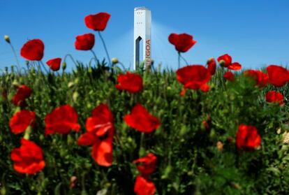 Planta solar de Abengoa.