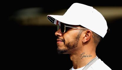 Lewis Hamilton, en el circuito de Austin.