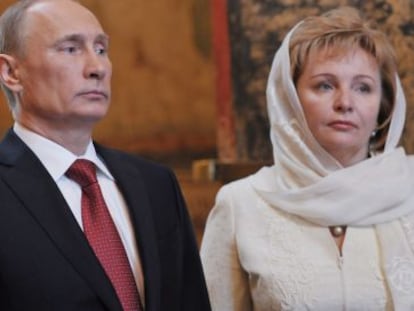 Vladimir Putin, con Lyudmila, la que ha sido su esposa.