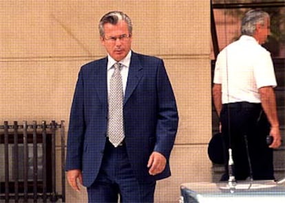 El juez Baltasar Garzón, a la salida de la Audiencia Nacional, en una foto de archivo.