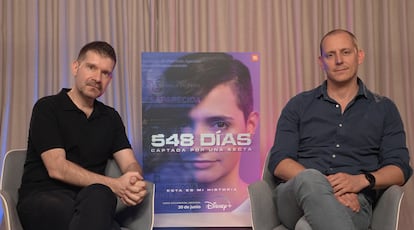 José Ortuño (izquierda) y Olmo Figueredo González-Quevedo, directores de la miniserie documental.