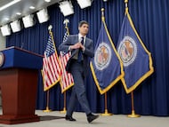 Kevin Warsh, al término de su primera rueda de prensa como presidente de la Fed.