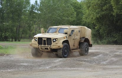 El veh&iacute;culo t&aacute;ctico de Oshkosh para el Pent&aacute;gono