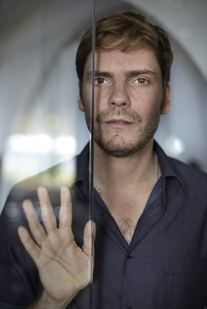 Daniel Brühl, retratado ayer en Venecia.