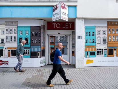 Un local en alquiler en Cheltenham, Reino Unido, el pasado 15 de septiembre.