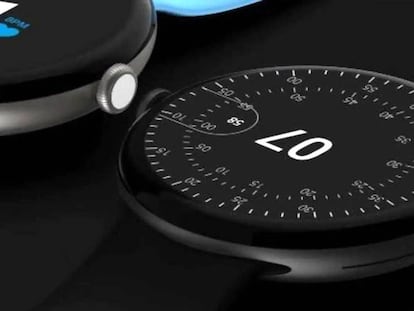 Render del Pixel Watch de Google.