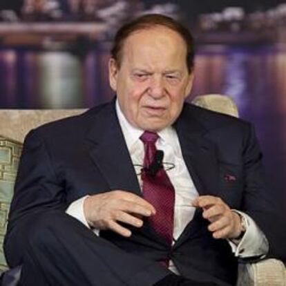 Sheldon Adelson, en uno de sus complejos en China