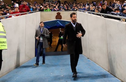Sánchez Flores, en el duelo ante el Athletic.