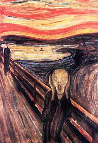 <i>El grito,</i> de Edvard Munch.