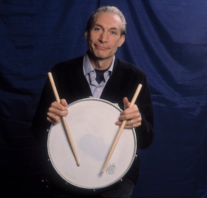 Charlie Watts, en una imagen de 1989.