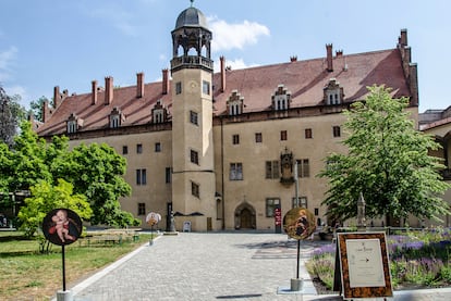 El exterior de la Lutherhaus, la casa en la que vivió Lutero en Wittenberg, reconvertida en museo.