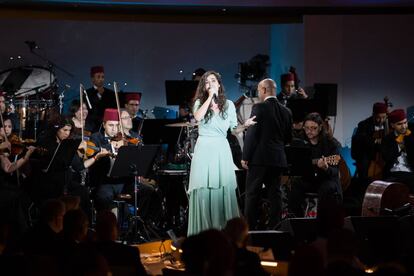 Silvia Pérez Cruz, durante el concierto.