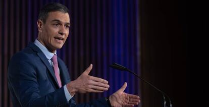 El Presidente de Gobierno, Pedro Sánchez. 