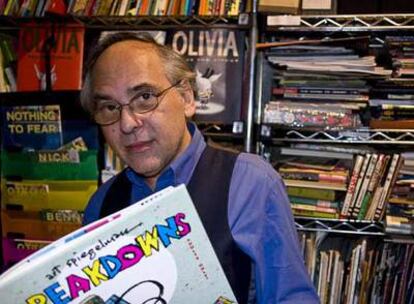 Art Spiegelman, recientemente, en su estudio de Nueva York.