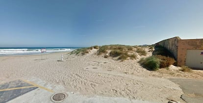 Playa del Mareny de San Lorenzo, en Cullera (Valencia).