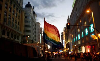 Uno de los actos con motivo del World Pride en Madrid. 