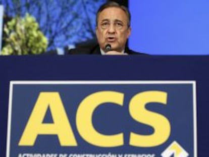 Florentino P&eacute;rez, presidente de ACS.