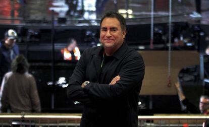 El productor de los premios MTV, Bruce Gillmer, en Bilbao, el pasado domingo.