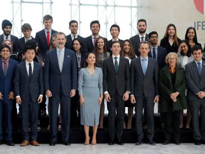 Inauguración de la XXVIII edición del Harvard WorldMUN en Madrid con el Rey y varias personalidades. 