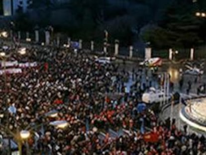 Protestas sindicales contra la reforma de las pensiones en Madrid