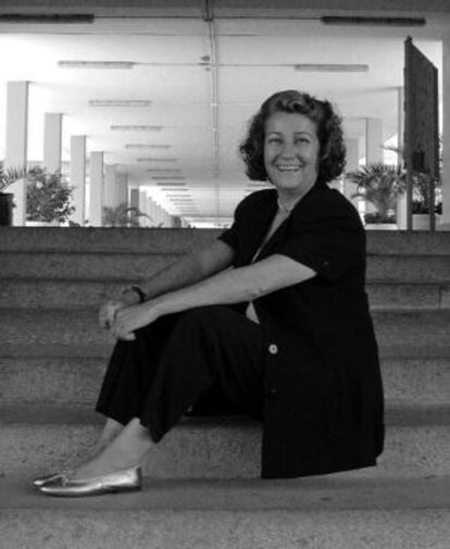 Rosario Valpuesta, rectora universitaria y feminista, en 2001.