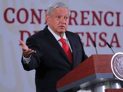 López Obrador, en una reciente conferencia de prensa.
 