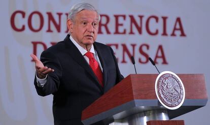 López Obrador, en una reciente conferencia de prensa.
 