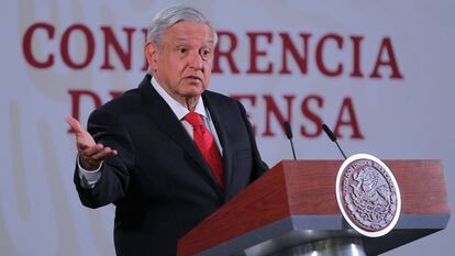 López Obrador, en una reciente conferencia de prensa.
 