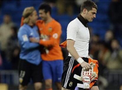 Casillas se lamenta al final del partido