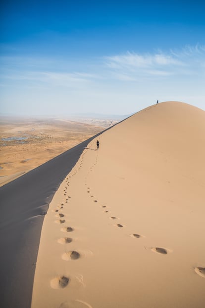 Las mágicas dunas del desierto de Gobi.