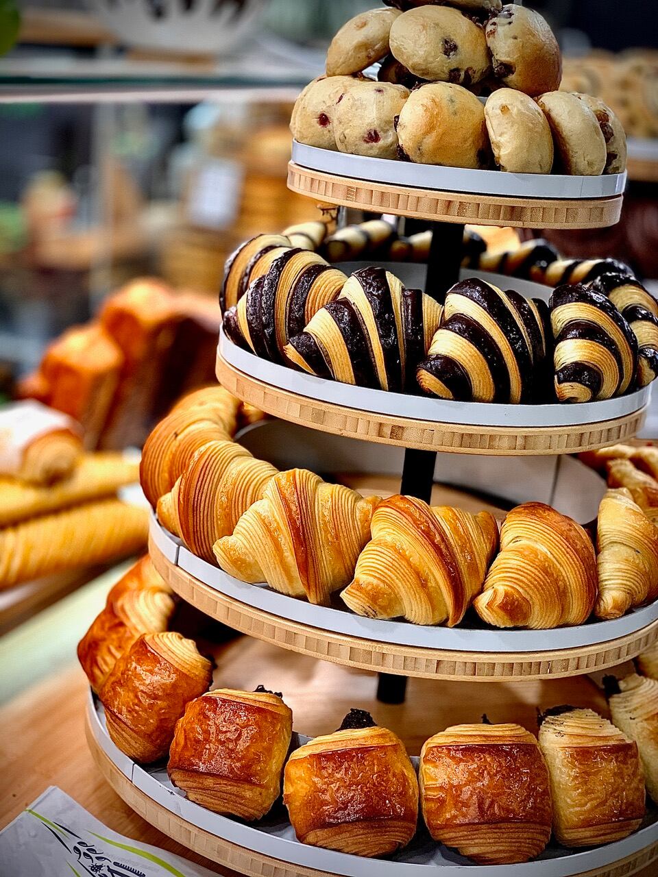 Cruasanes de las panaderías Du pain pour demain. 