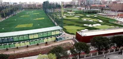 Instalaciones del campo de golf de Chamber&iacute;.