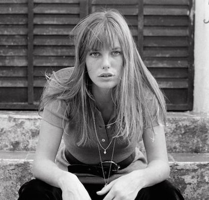 Jane Birkin en Saint Tropez en 1970.