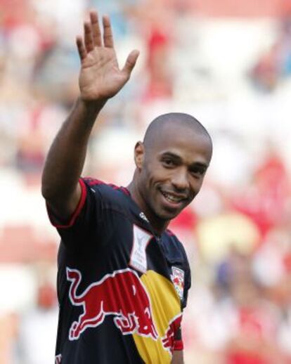 Thierry Henry, en un partido con el New York Red Bulls.