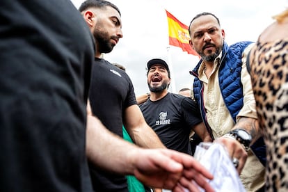 Alvise en un mitin electoral en Madrid ante las elecciones europeas del pasado mes de junio.