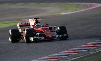 Kimi Räikkönen, durante los entrenamientos del viernes.