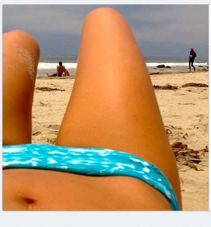@cash_warren: 'Uh yeah, that´s where I like to be...btwn my wife´s legs. Happy 4th of July!' (Ahí es donde me gustaría estar... entre las piernas de mi mujer. Feliz 4 de julio).