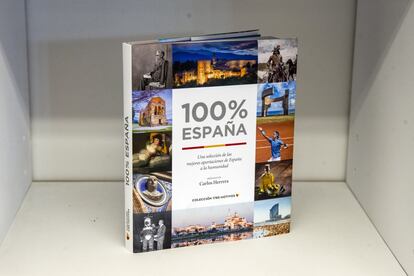 Las aportaciones de España a la humanidad. El Proyecto 1785 acaba de publicar el libro 100% España, una selección de las mejores aportaciones de España a la humanidad, que ahonda en el objetivo de mejorar la autoestima de los españoles y de sacudir los complejos que aún tantos tienen. Para ello, ha realizado una selección de lo mejor que ha aportado el país a lo largo de su historia, en una recopilación ilustrada de más de 120 historias escogidas y ampliadas con imágenes, infografías y textos. Los éxitos deportivos y empresariales o el legado artístico y cultural son varios temas tratados por Julián de Cabo, el autor de los textos. Precio: 29,90 euros.