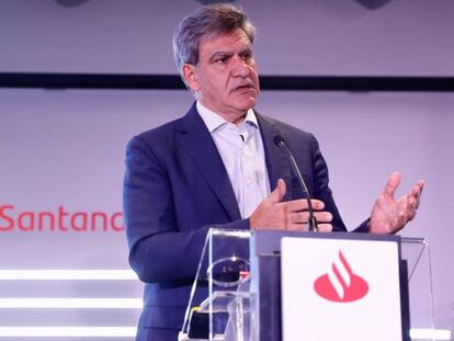 El consejero delegado de Santander, José Antonio ÁLvarez.