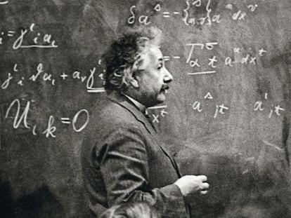 Albert Einstein, retratado a principios de los años treinta.