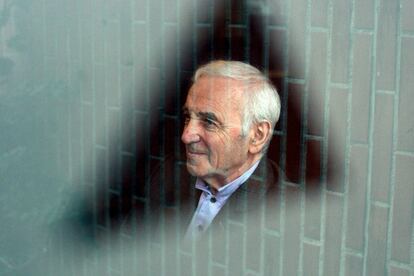 A sus 83 años, Aznavour presentó en Barcelona su libro de relatos 'Mon père, ce géant'. Era 2008.