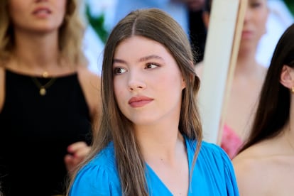 The Infanta Sofia during the events held on the occasion of the Princess of Girona Awards, on July 10, 2024.