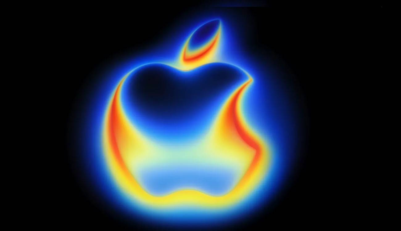 Logo de la presentación de Apple