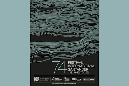 Cartel de la 74 edición del Festival Internacional de Santander.