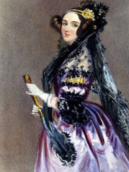 Retrato de Ada Lovelace.